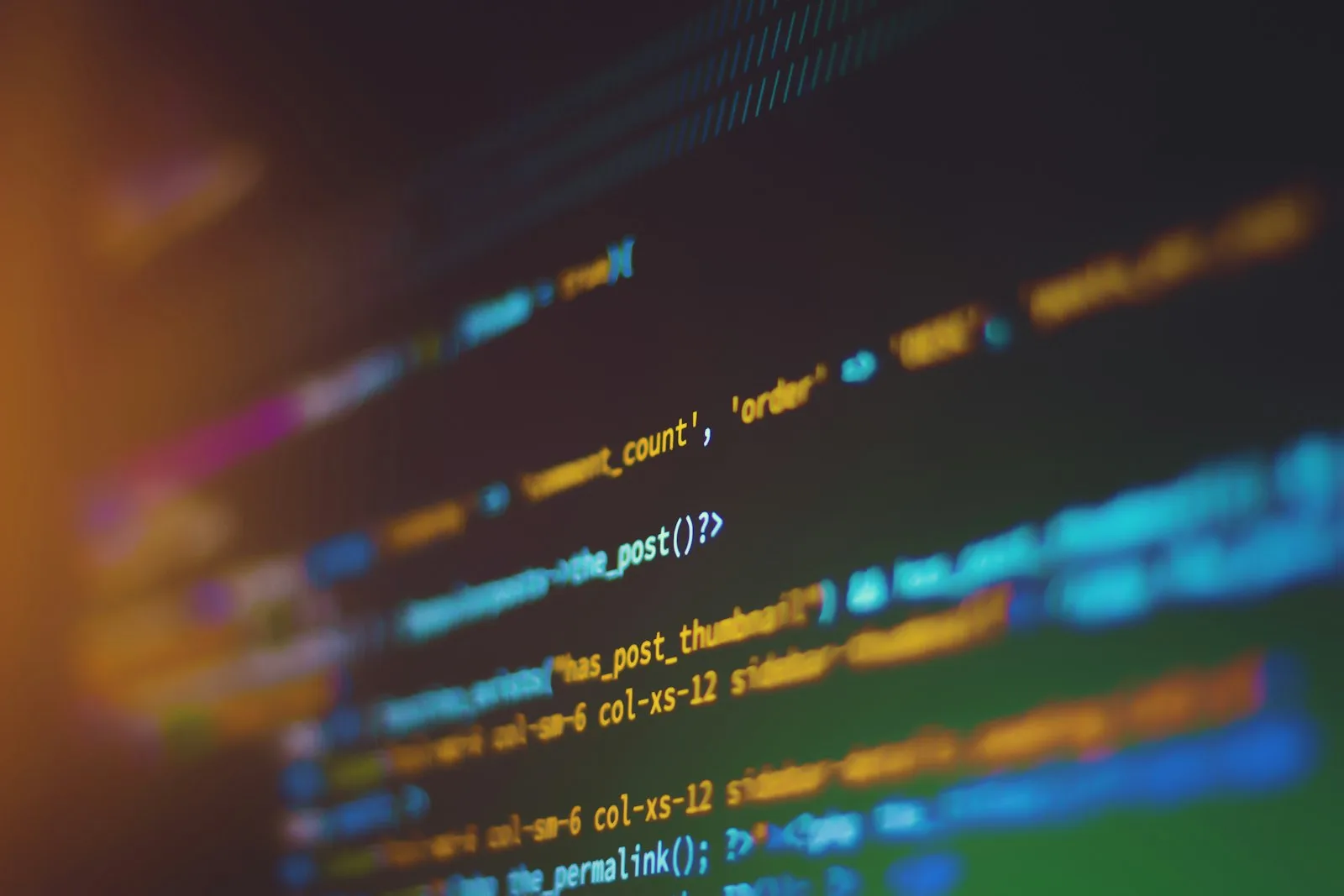 AI-powered code on a screen