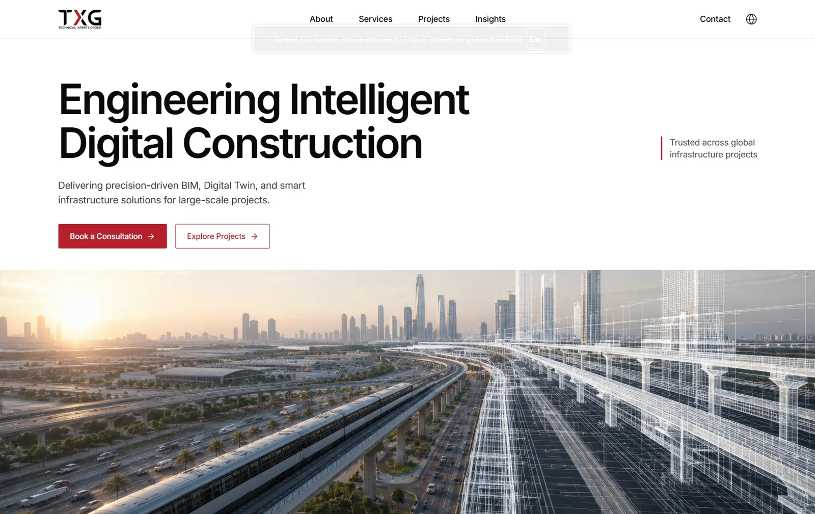 TXG — Digital Infrastructure and BIM Consultancy